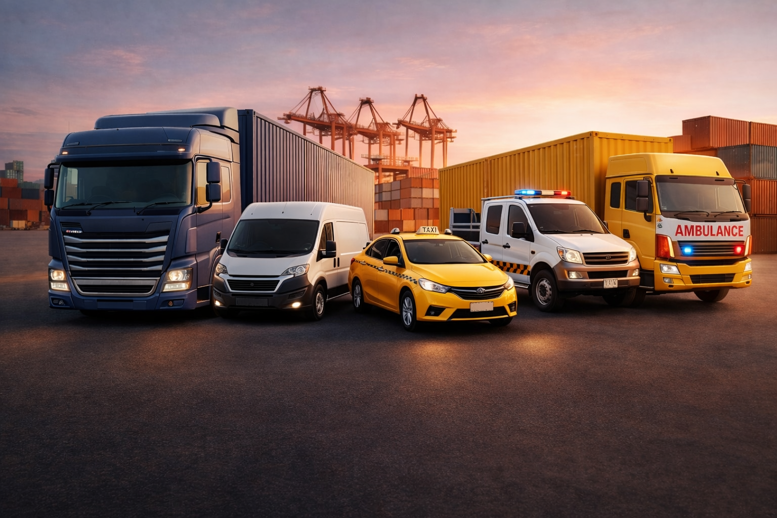 صورة خاصة بتأمين السيارات التجارية